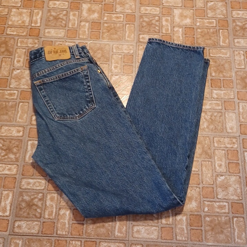 Gap Jeans Low Rise Wimen's Size 8 Long Button Fly